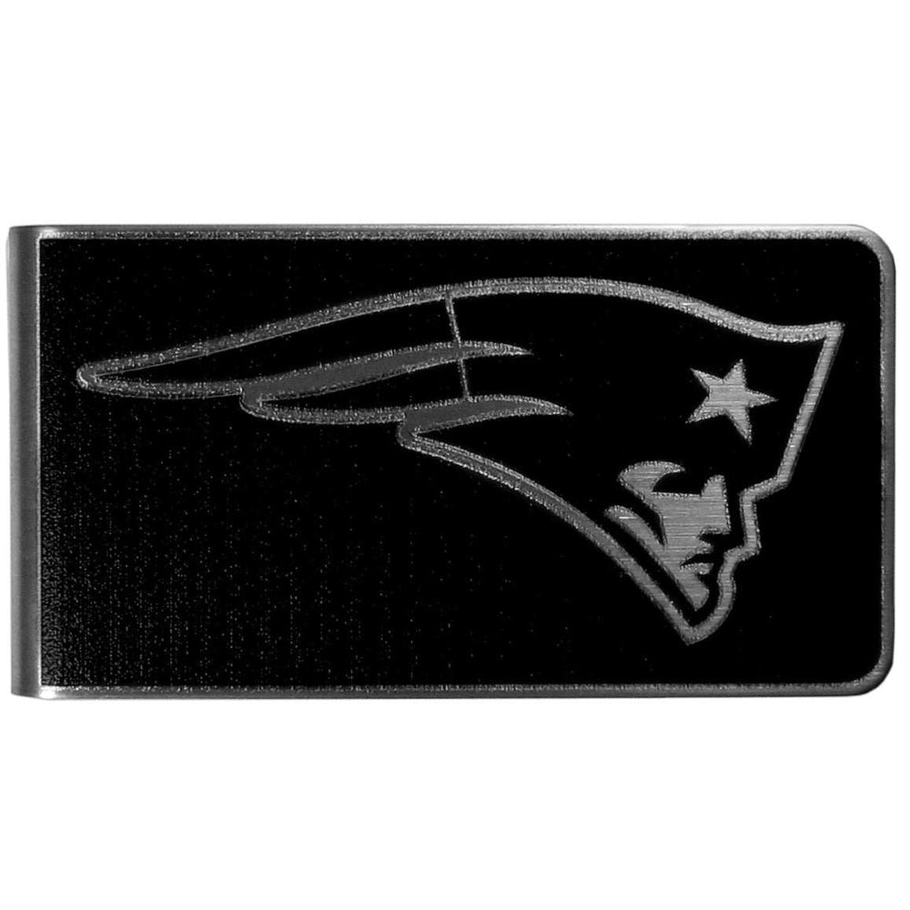 New England Patriots Black and Steel Money Clip - New England Patriots - Flyclothing LLC