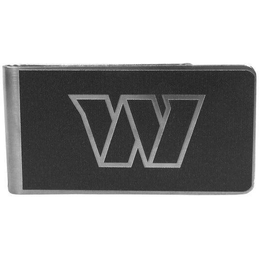 Washington Commanders Black and Steel Money Clip - Washington Commanders - Flyclothing LLC