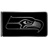 Seattle Seahawks Black and Steel Money Clip - Seattle Seahawks - Flyclothing LLC