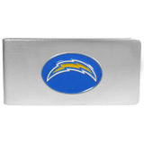 Los Angeles Chargers Brushed Metal Money Clip - Los Angeles Chargers - Flyclothing LLC