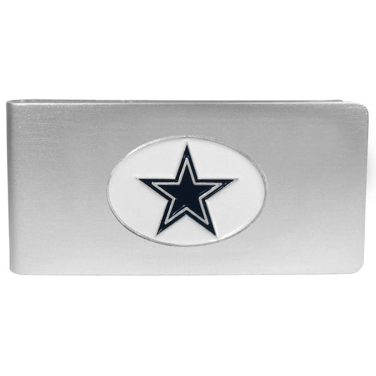 Dallas Cowboys Brushed Metal Money Clip - Dallas Cowboys - Flyclothing LLC
