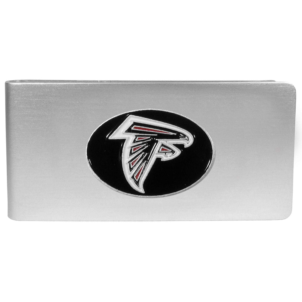 Atlanta Falcons Brushed Metal Money Clip - Atlanta Falcons - Flyclothing LLC
