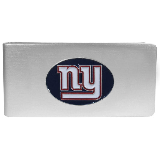 New York Giants Brushed Metal Money Clip - New York Giants - Flyclothing LLC