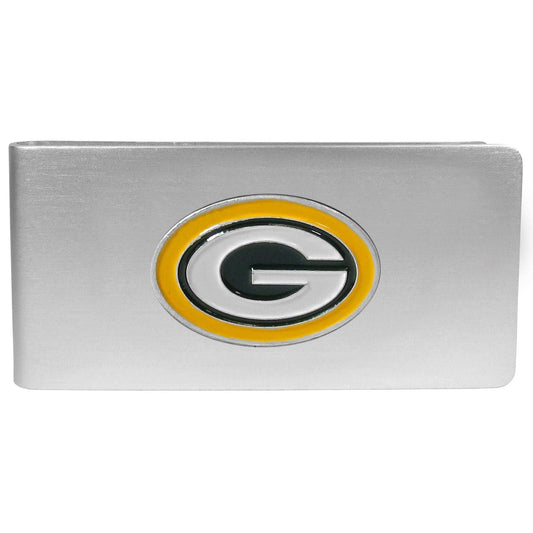 Green Bay Packers Brushed Metal Money Clip - Green Bay Packers - Flyclothing LLC