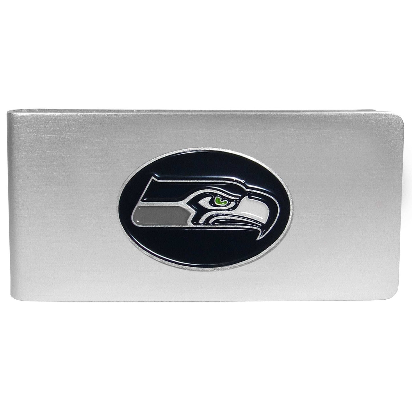 Seattle Seahawks Brushed Metal Money Clip - Seattle Seahawks - Flyclothing LLC