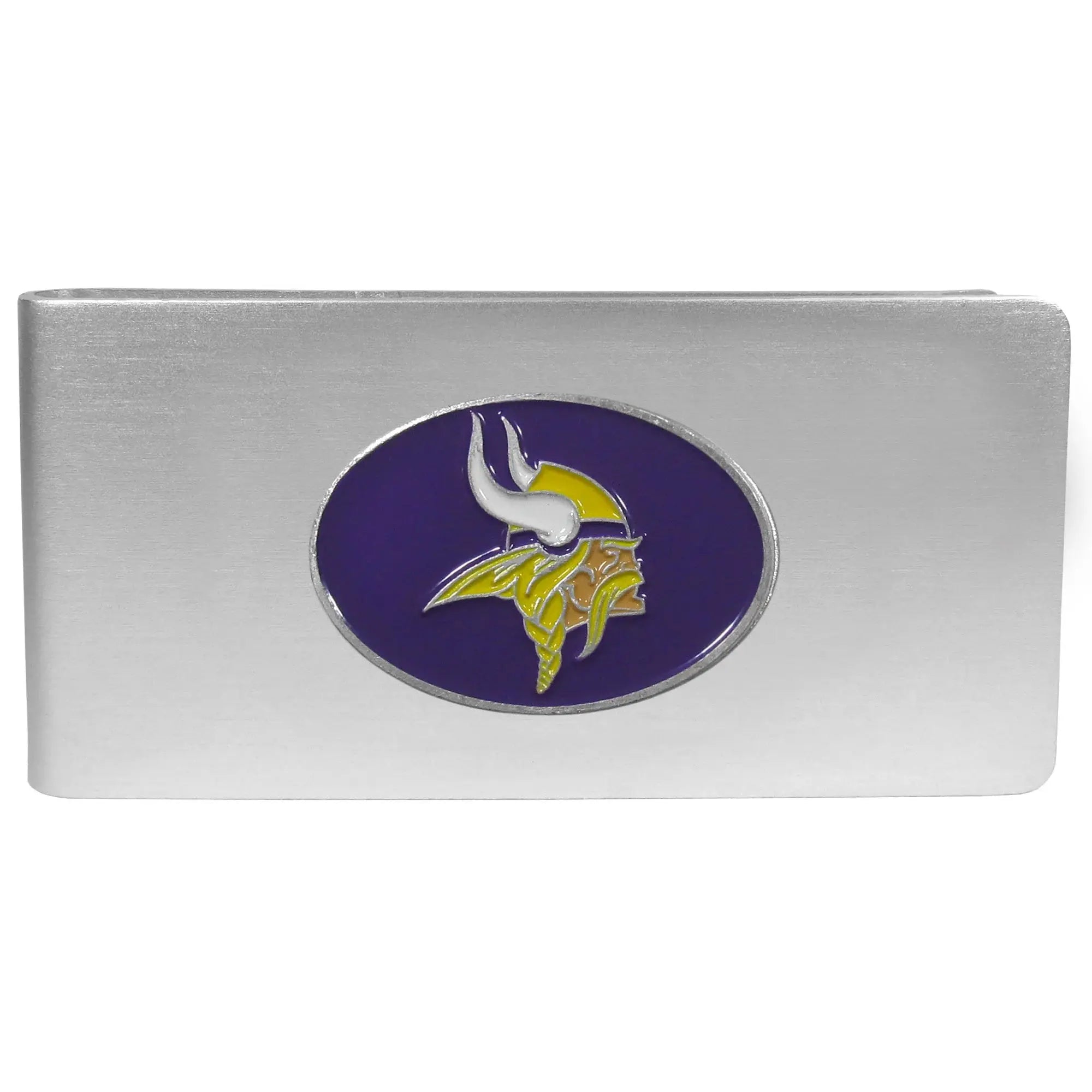 Minnesota Vikings Brushed Metal Money Clip - Minnesota Vikings - Flyclothing LLC