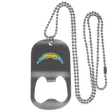 Los Angeles Chargers Bottle Opener Tag Necklace - Los Angeles Chargers - Flyclothing LLC