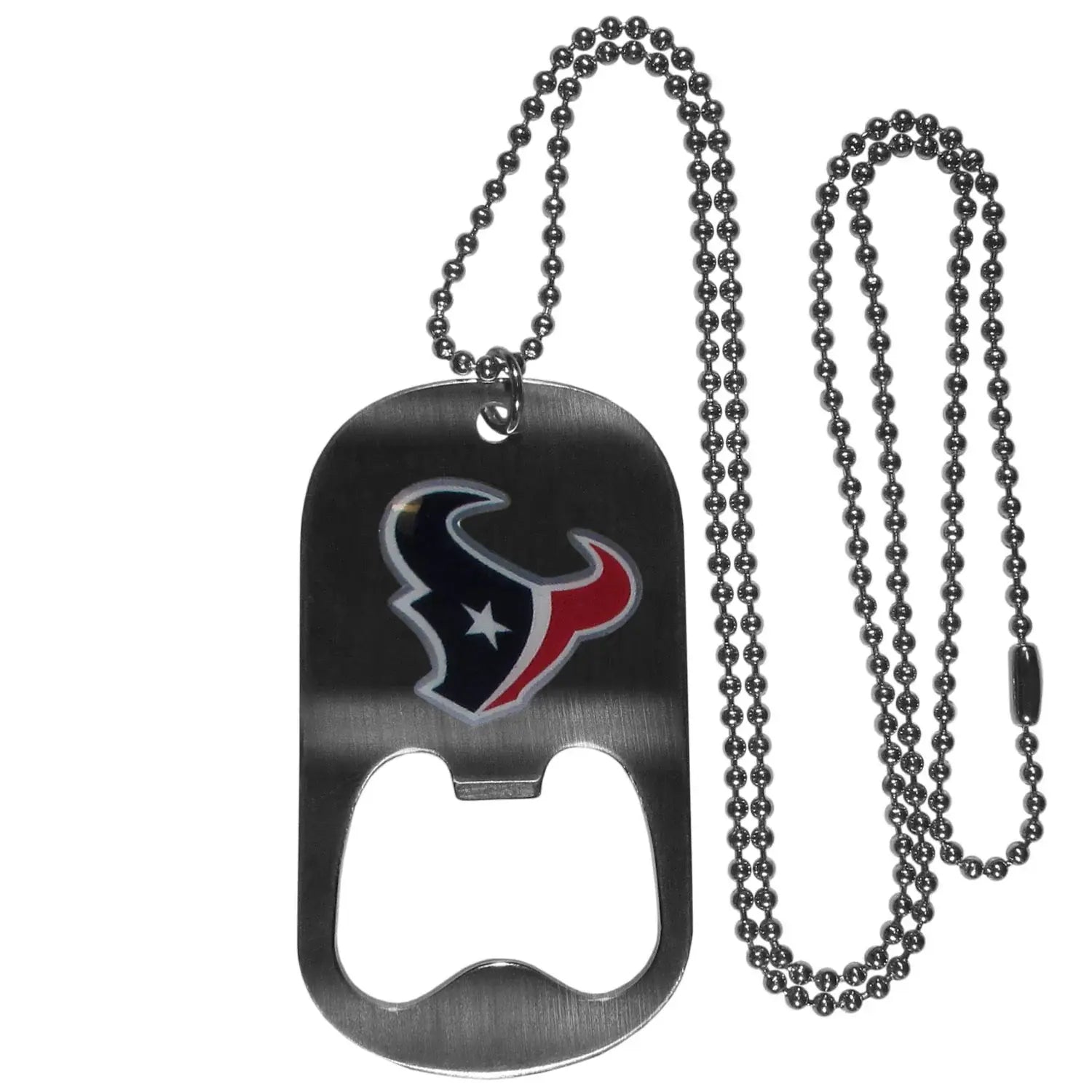 Houston Texans Bottle Opener Tag Necklace - Houston Texans - Flyclothing LLC