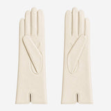 FC04 (cream) - Women's Italian cashmere lined leather gloves