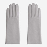 FC04 (grey) - Women's Italian cashmere lined leather gloves