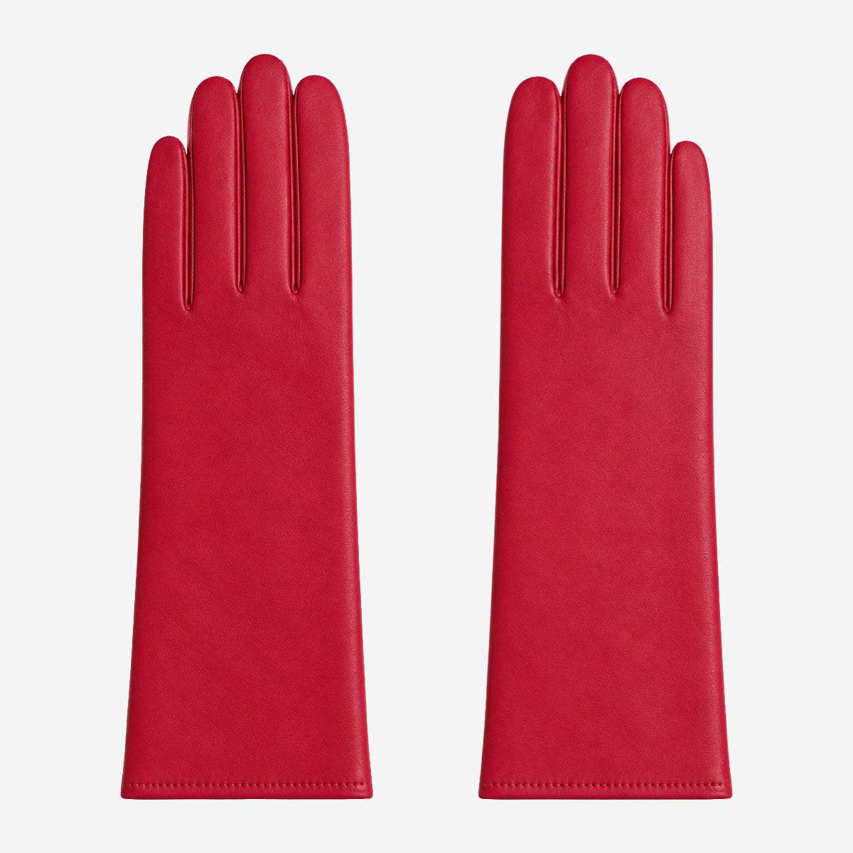 FC04 (deep red) - Women's Italian cashmere lined leather gloves - Leather Gloves Online - Flyclothing LLC