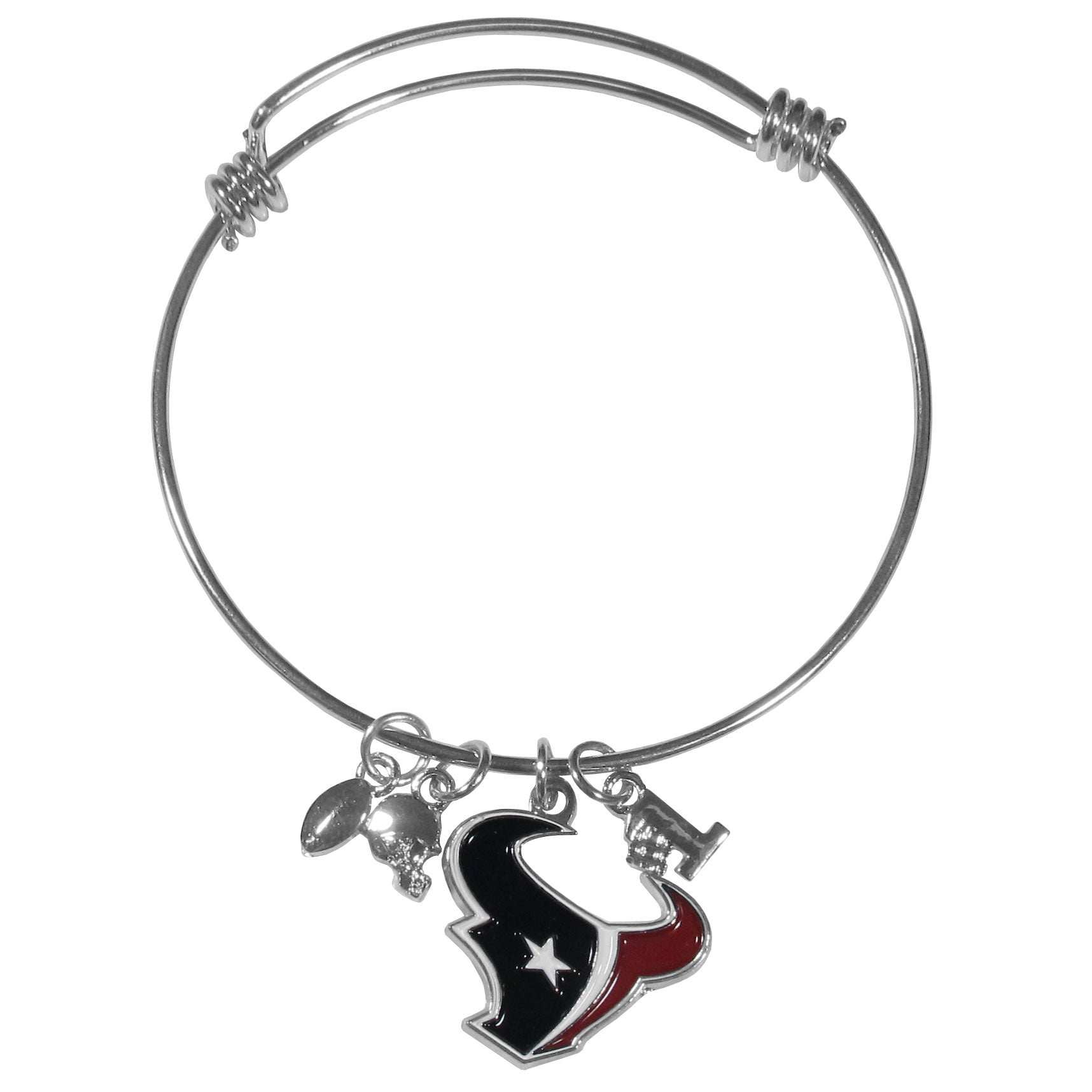 Houston Texans Charm Bangle Bracelet - Houston Texans - Flyclothing LLC