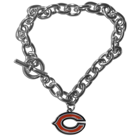 Chicago Bears Charm Chain Bracelet - Chicago Bears - Flyclothing LLC