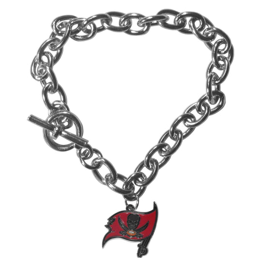 Tampa Bay Buccaneers Charm Chain Bracelet - Tampa Bay Buccaneers - Flyclothing LLC