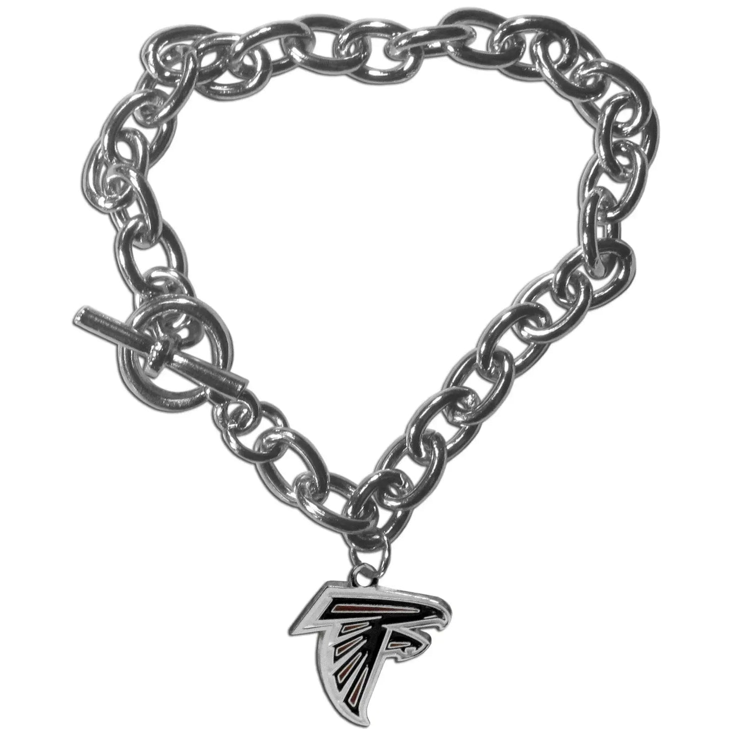 Atlanta Falcons Charm Chain Bracelet - Atlanta Falcons - Flyclothing LLC