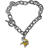 Minnesota Vikings Charm Chain Bracelet - Minnesota Vikings - Flyclothing LLC