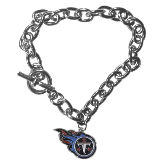 Tennessee Titans Charm Chain Bracelet - Tennessee Titans - Flyclothing LLC