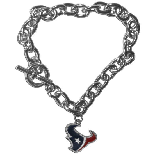 Houston Texans Charm Chain Bracelet - Houston Texans - Flyclothing LLC