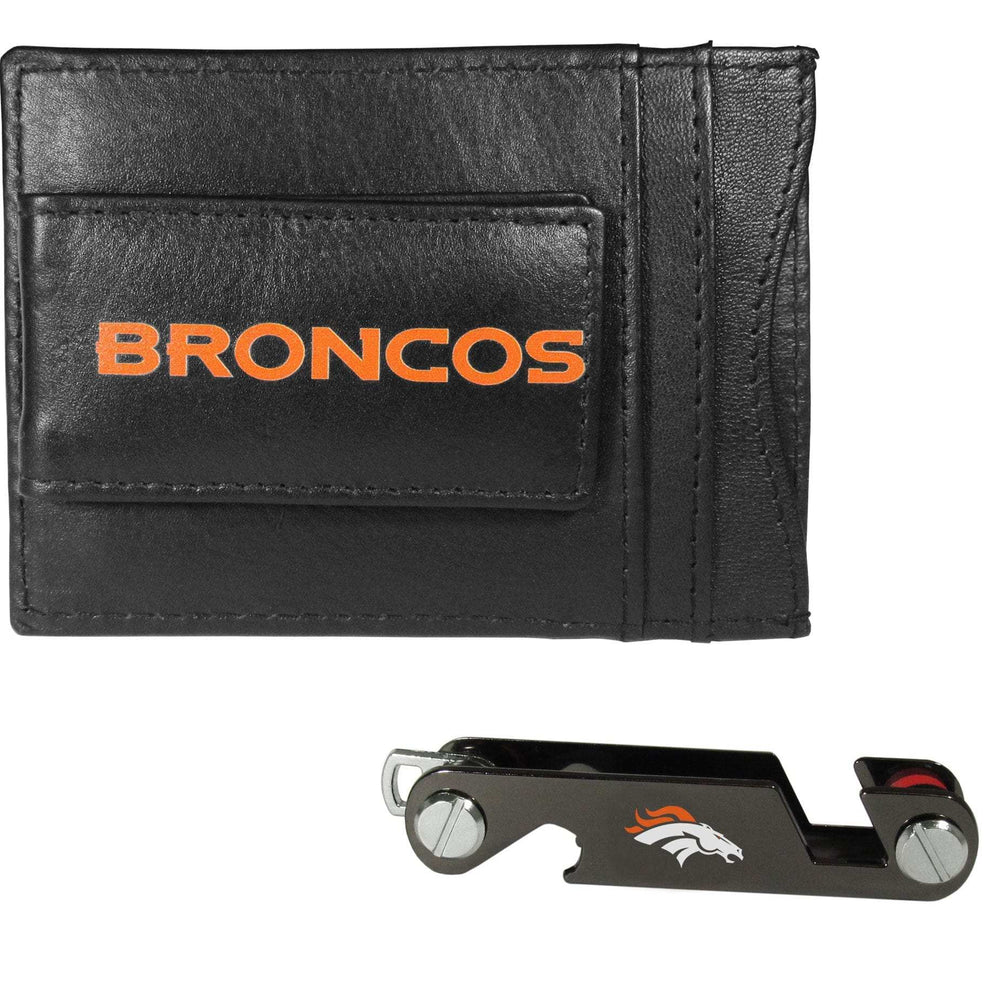 Denver Broncos Leather Cash & Cardholder & Key Organizer - Denver Broncos