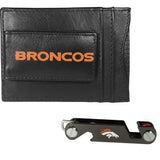 Denver Broncos Leather Cash & Cardholder & Key Organizer - Denver Broncos