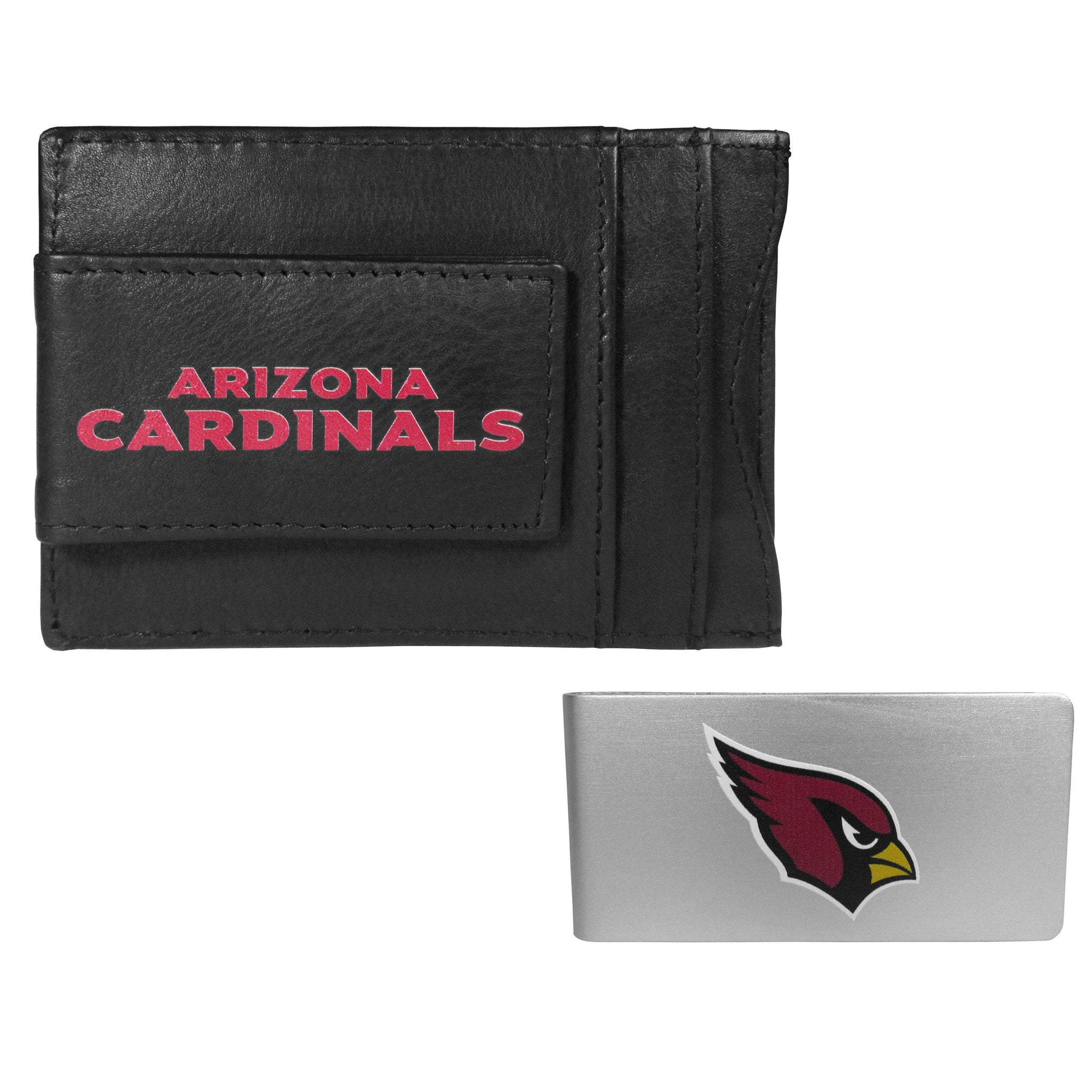 Arizona Cardinals Leather Cash & Cardholder & Money Clip - Arizona Cardinals - Flyclothing LLC