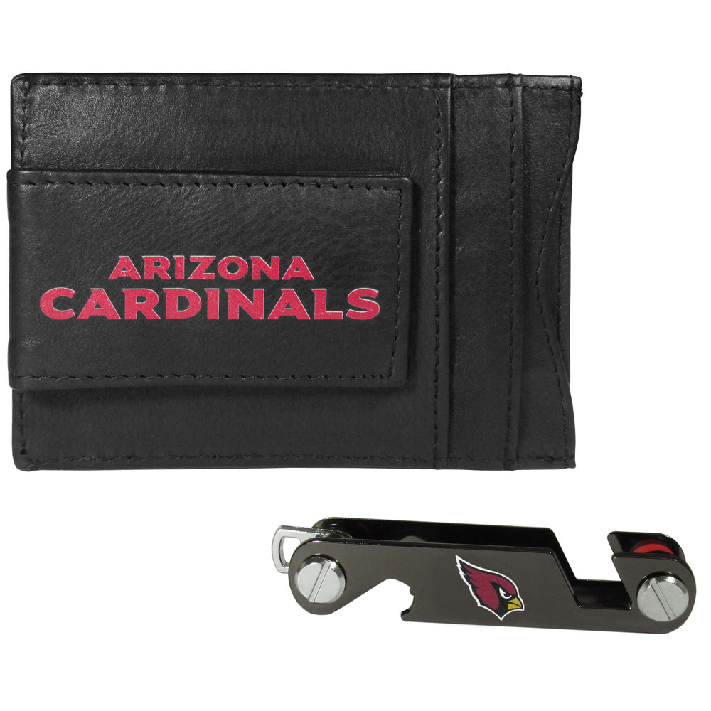 Arizona Cardinals Leather Cash & Cardholder & Key Organizer - Arizona Cardinals