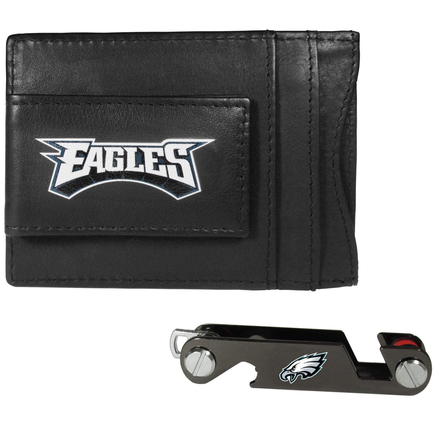Philadelphia Eagles Leather Cash & Cardholder & Key Organizer - Philadelphia Eagles - Flyclothing LLC