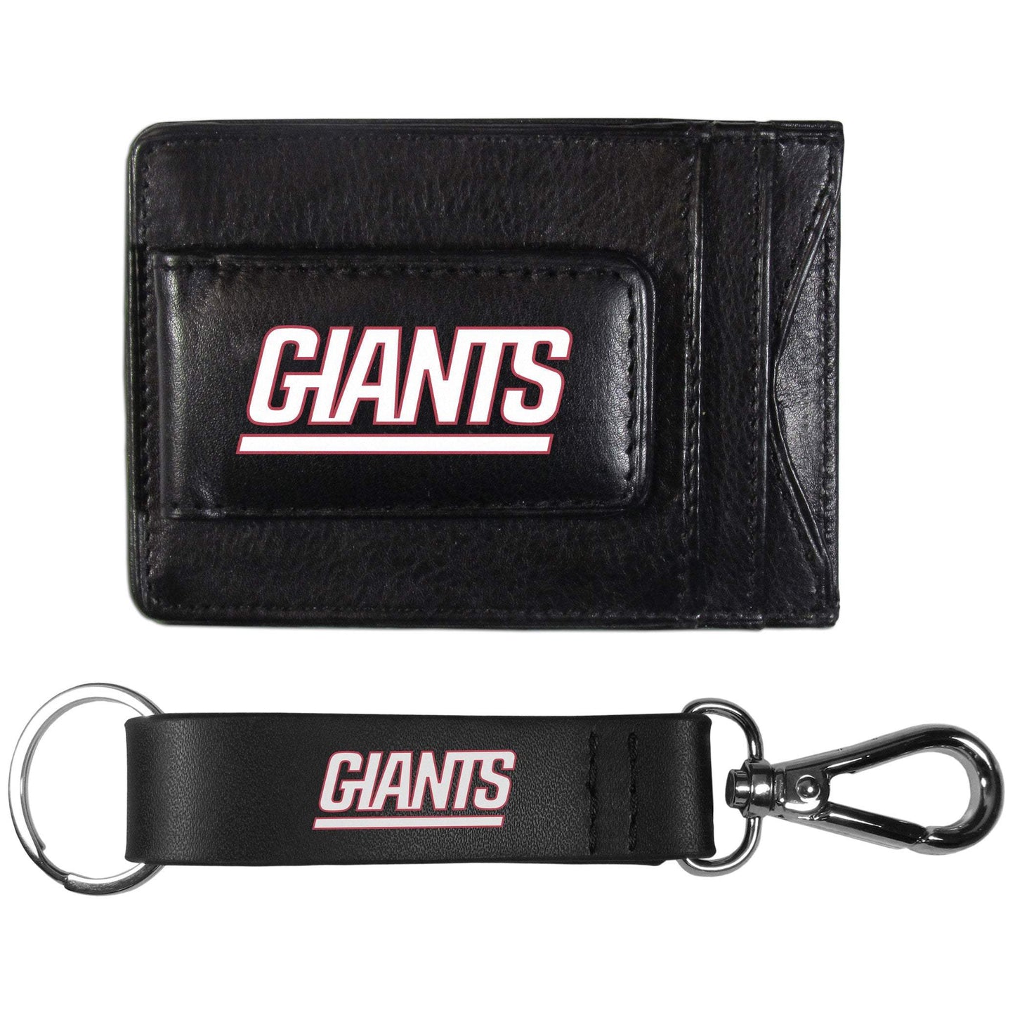 New York Giants Leather Cash & Cardholder & Strap Key Chain - New York Giants - Flyclothing LLC