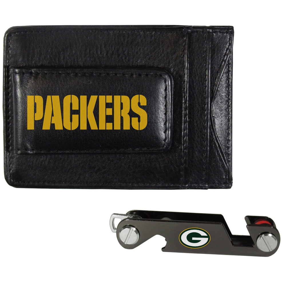 Green Bay Packers Leather Cash & Cardholder & Key Organizer - Green Bay Packers