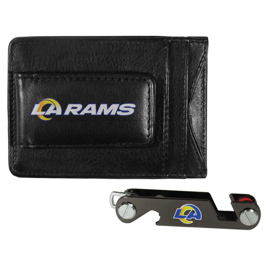 Los Angeles Rams Leather Cash & Cardholder & Key Organizer - Los Angeles Rams - Flyclothing LLC