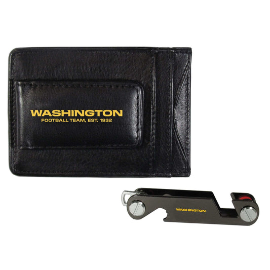 Washington Commanders Leather Cash & Cardholder & Key Organizer - Washington Commanders - Flyclothing LLC