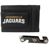Jacksonville Jaguars Leather Cash & Cardholder & Key Organizer - Jacksonville Jaguars