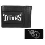 Tennessee Titans Leather Cash & Cardholder & Black Money Clip - Tennessee Titans