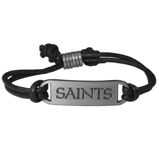 New Orleans Saints Cord Bracelet - New Orleans Saints - Flyclothing LLC