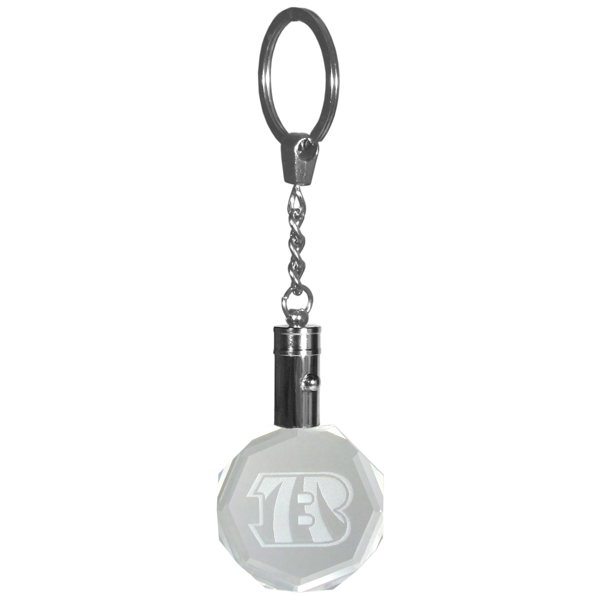 Cincinnati Bengals Crystal LED Key Chain