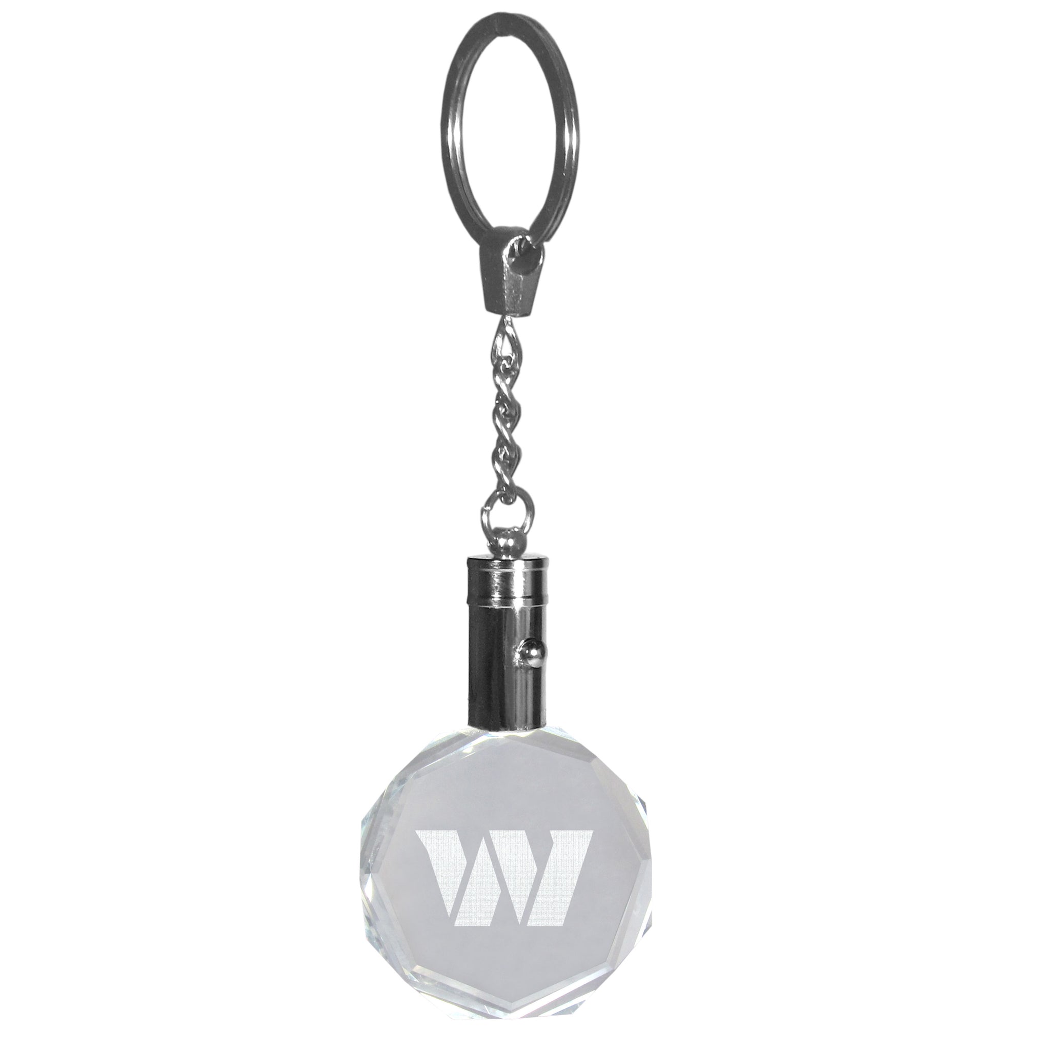Washington Commanders Crystal LED Key Chain