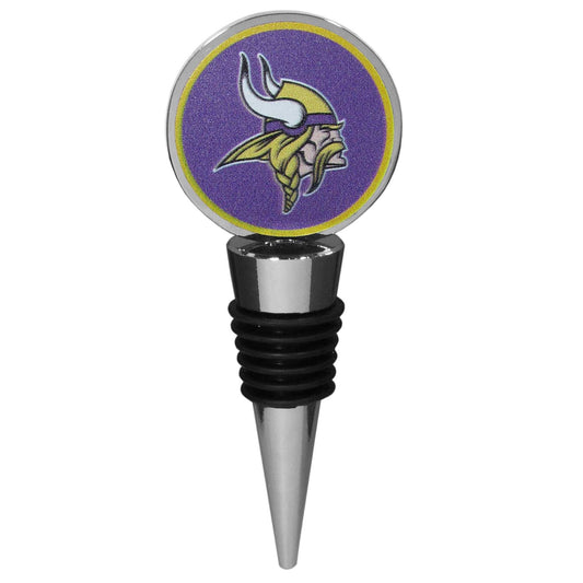 Minnesota Vikings Logo Wine Stopper - Minnesota Vikings - Flyclothing LLC