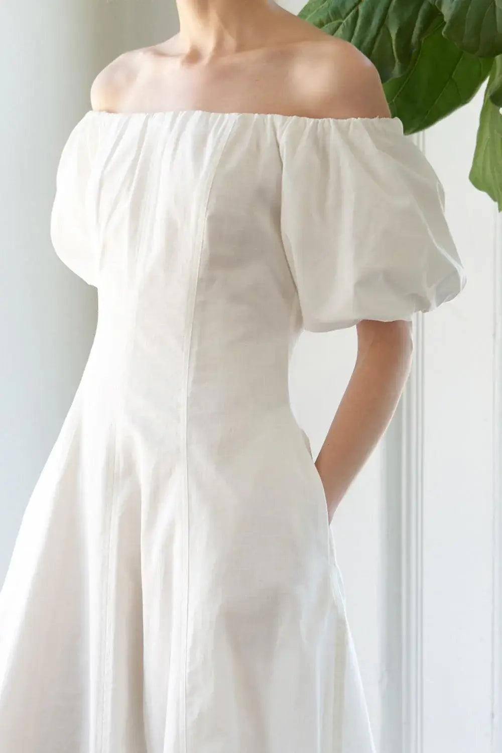 PROTECTING MY PEACE WOVEN MIDI DRESS - Flying Tomato - Flyclothing LLC
