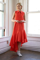 LOOKING MY WAY WOVEN MIDI DRESS - Flying Tomato - Flyclothing LLC