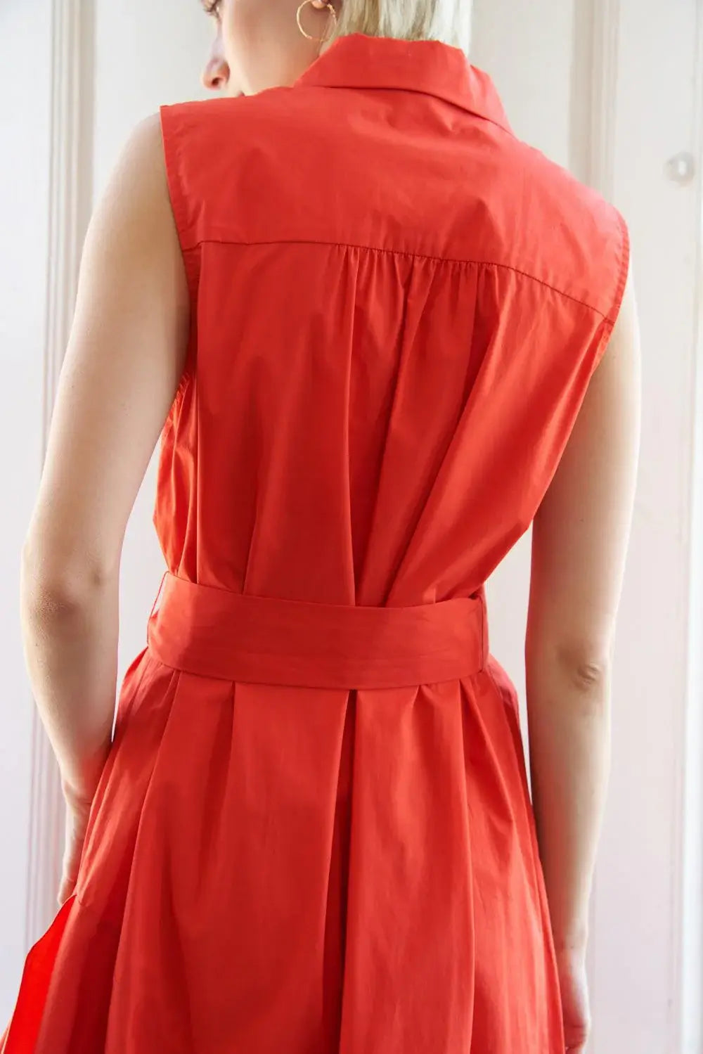 LOOKING MY WAY WOVEN MIDI DRESS - Flying Tomato - Flyclothing LLC