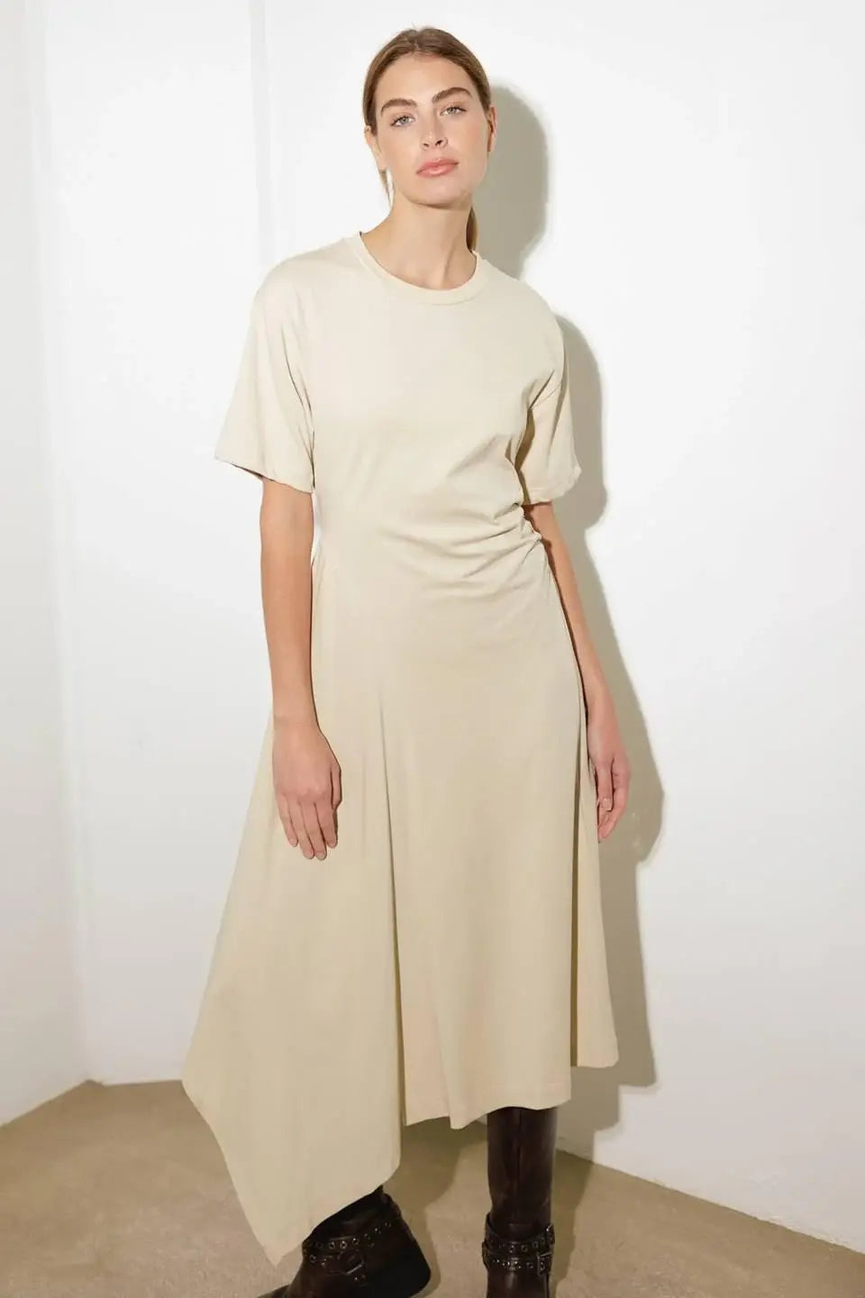 RIGHT ON CUE KNIT MIDI DRESS - Flying Tomato - Flyclothing LLC