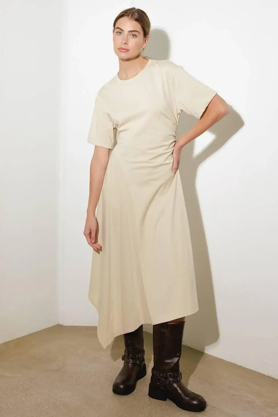 RIGHT ON CUE KNIT MIDI DRESS - Flying Tomato - Flyclothing LLC