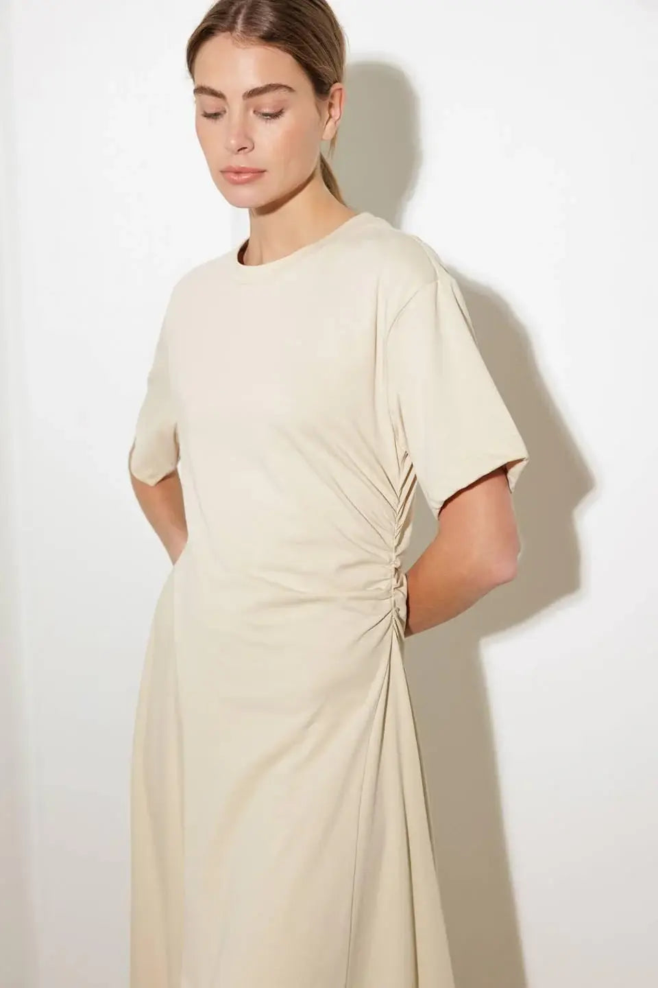 RIGHT ON CUE KNIT MIDI DRESS - Flying Tomato - Flyclothing LLC