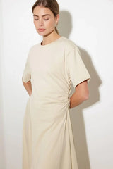 RIGHT ON CUE KNIT MIDI DRESS - Flying Tomato - Flyclothing LLC