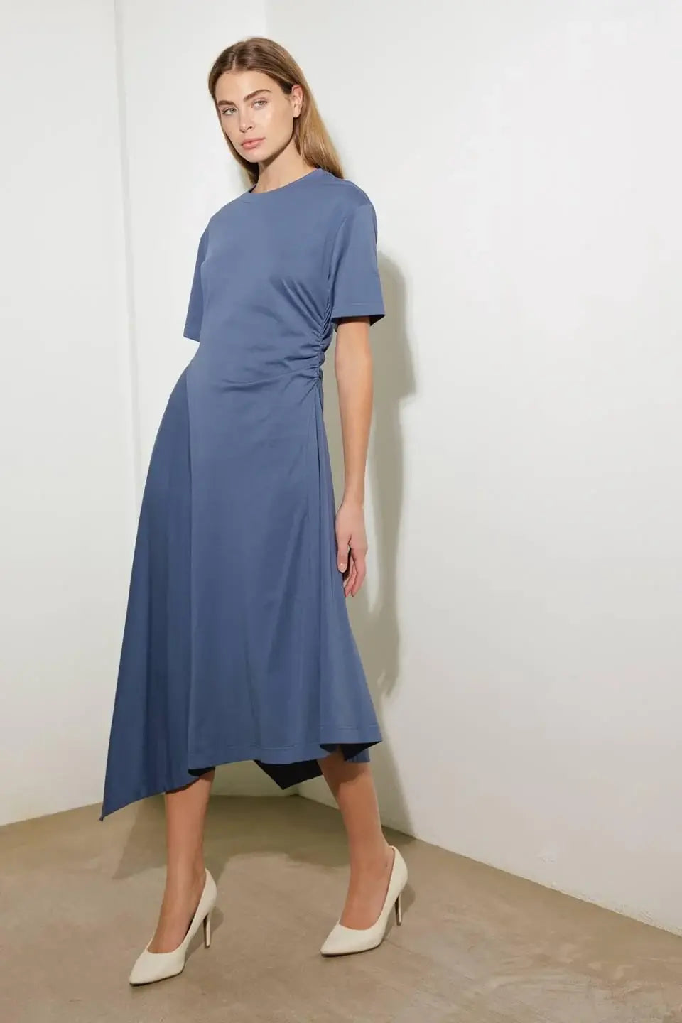 RIGHT ON CUE KNIT MIDI DRESS - Flying Tomato - Flyclothing LLC