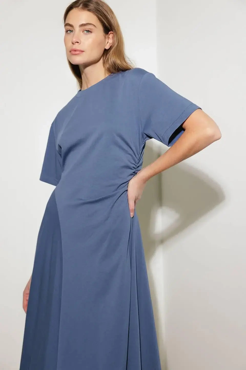 RIGHT ON CUE KNIT MIDI DRESS - Flying Tomato - Flyclothing LLC