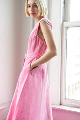 NEVER FORGET TWILL MIDI DRESS - Flying Tomato - Flyclothing LLC