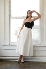 BLISSFUL BREEZE WOVEN MIDI DRESS - Flying Tomato - Flyclothing LLC