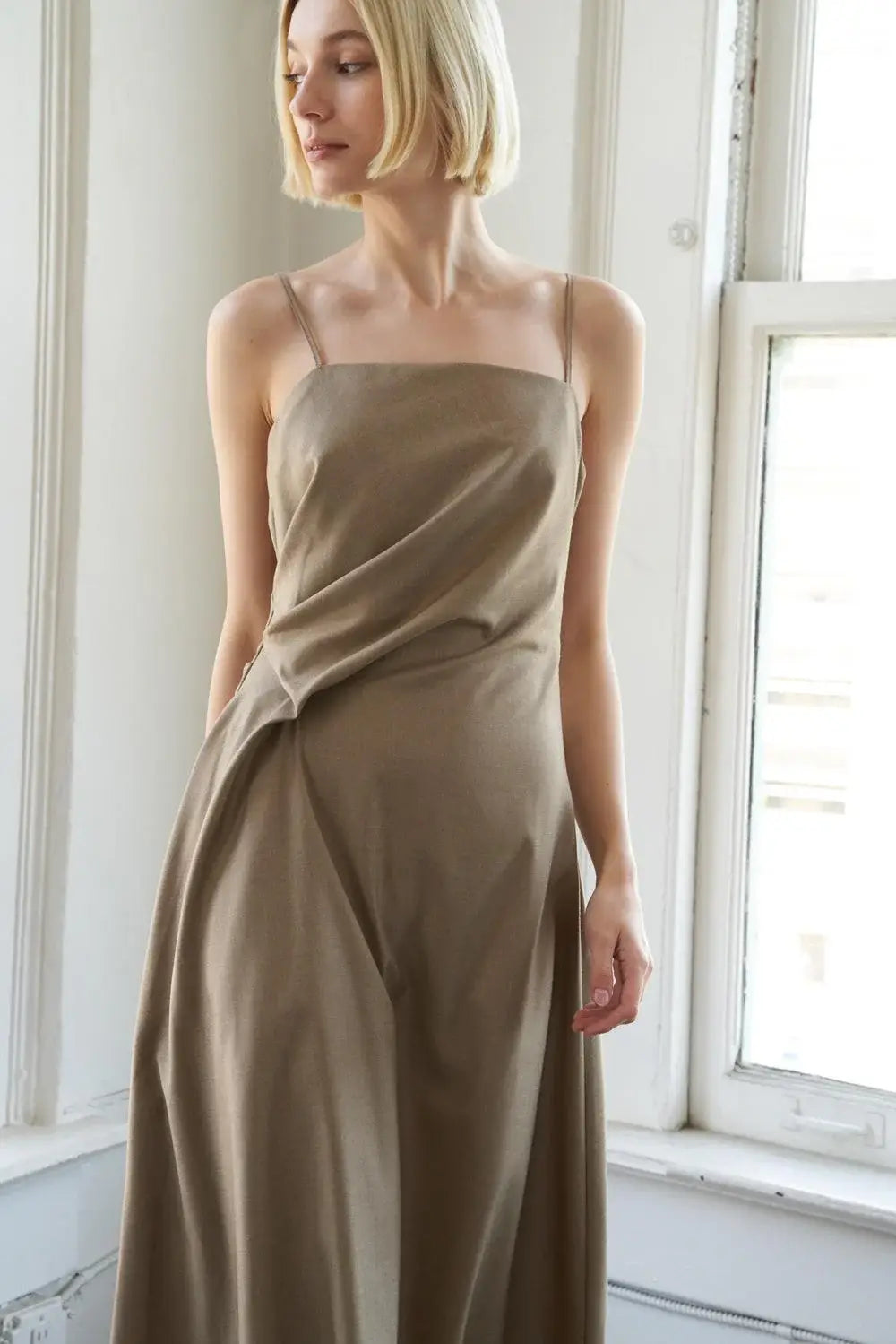 HAPPILY YOURS WOVEN MIDI DRESS - Flying Tomato - Flyclothing LLC