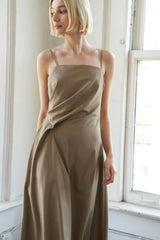 HAPPILY YOURS WOVEN MIDI DRESS - Flying Tomato - Flyclothing LLC